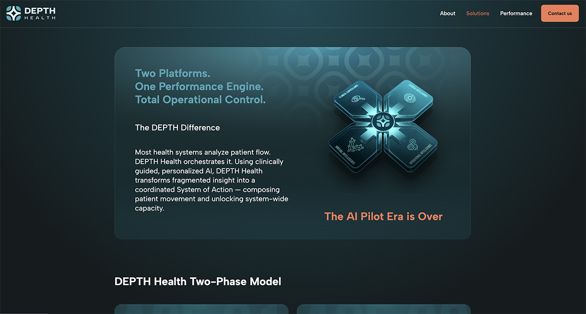 Depth Menu Solutions - DEPTH Health